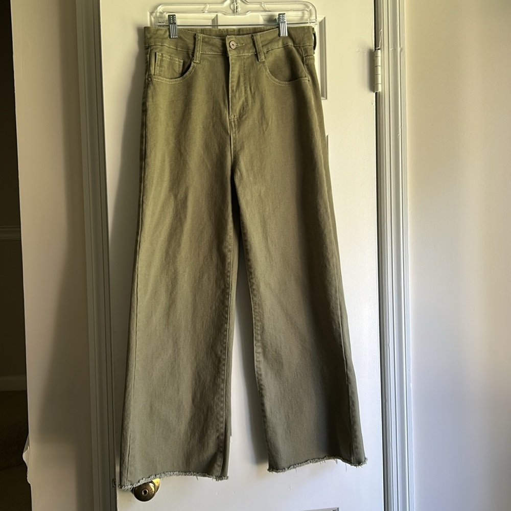Allimy Wide-Leg Capri Jeans Size 6 - Picture 9 of 10